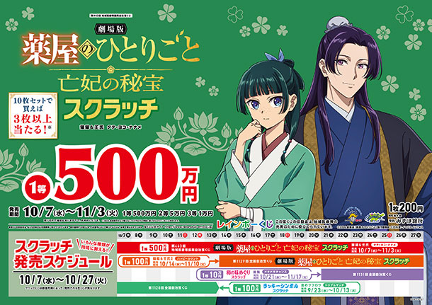劇場版 薬屋のひとりごと 亡妃の秘宝 スクラッチ